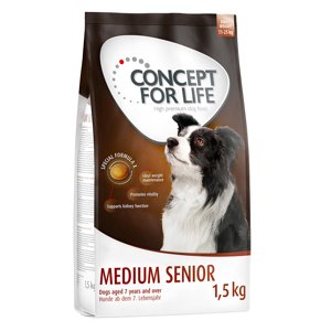 4x1,5kg Concept for Life Medium Senior száraz kutyatáp