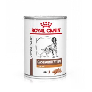 12x420 g Royal Canin Veterinary Gastro Intestinal Low Fat Loaf nedves kutyatáp