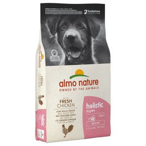 12 kg Almo Holistic Medium Puppy kutyatáp - csirke & rizs