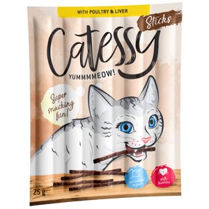10 darab Catessy stick macskasnack - szárnyas & máj