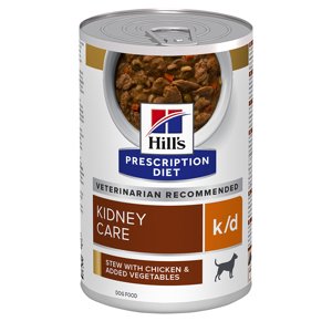 24x354g Hill´s Prescription Diet k/d Kidney Care csirke nedves kutyatáp