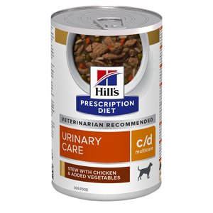 Hill´s Prescription Diet Canine gazdaságos csomag - c/d Multicare Urinary Care Stew csirke (24 x 354 g)