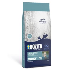 12kg Bozita Naturals bárány & rizs száraz kutyatáp