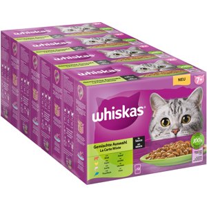 48x85g Whiskas Senior 7+ vegyes válogatás szószban nedves macskatáp