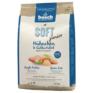 3x2,5kg Bosch HPC Soft Junior száraz kutyatáp - csirke & édesburgonya