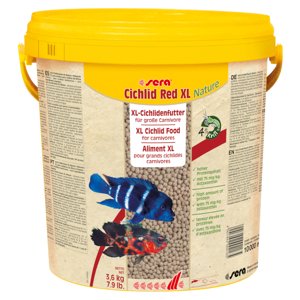 2 x 10 liter sera Cichlid Red XL Nature granulált haltáp