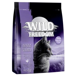 400g Wild Freedom Adult 'Wild Hills' gabonamentes - kacsa száraz macskatáp