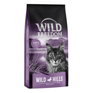 2x6,5kg Wild Freedom Adult 'Wild Hills' gabonamentes - kacsa száraz macskatáp