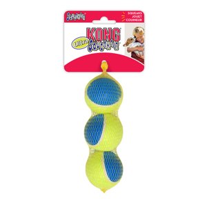 KONG Ultra SqueakAir Ball kutyajáték - 2x3 labda szettben