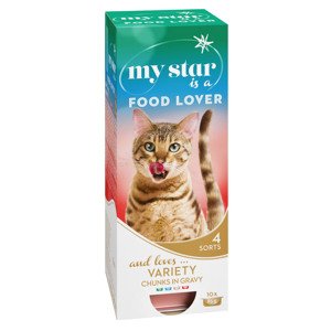 10x85g My Star is a Food Lover nedves macskatáp vegyes csomag 4 fajtával