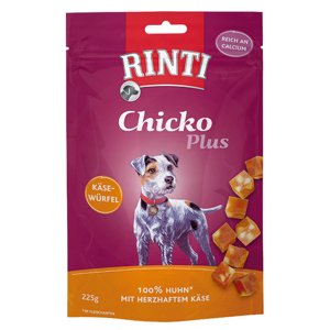 3x225g RINTI Chicko Plus sajtos kockák jutalomfalat kutyáknak