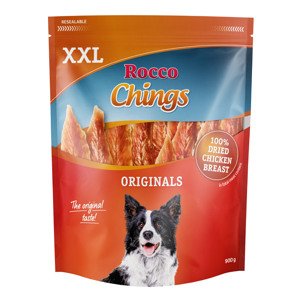 900g Rocco Chings szárított csirkemell kutyasnack XXL csomagban