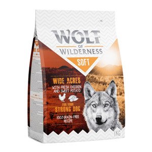 1kg Wolf of Wilderness 'Soft - Wide Acres' - csirke száraz kutyatáp
