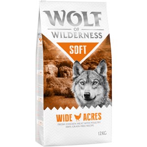 12kg Wolf of Wilderness 'Soft - Wide Acres' - csirke száraz kutyatáp