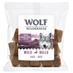 3x180g Wolf of Wilderness kutyasnack-Wolfshappen-Mix: csirke, kacsa, bárány