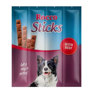 120g Rocco Sticks jutalomfalat kutyáknak-marha, 12db