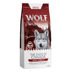 5kgWolf of Wilderness - mini krokettek száraz kutyatáp- Canadian Woodlands - marha, pulyka, tőkehal