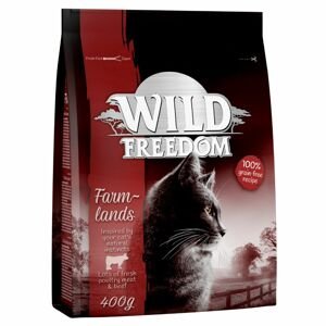 400g Wild Freedom Adult "Farmlands" gabonamentes száraz macskatáp - marha