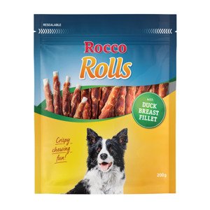 12x200g Rocco Rolls rágótekercs jutalomfalat kutyáknak-Kacsamellfilével
