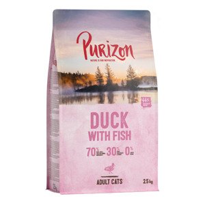 2,5kg Purizon Adult kacsa & hal - gabonamentes száraz macskatáp