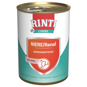 12x400g RINTI Canine Niere/Renal marha nedves kutyatáp
