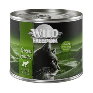 Wild Freedom próbacsomag - gabonamentes: 400g Green Lands bárány száraz-+ 6x200 g nedvestáp vegyes csomagban