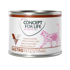 12x200g Concept for Life Veterinary Diet Gastro Intestinal nedves macskatáp