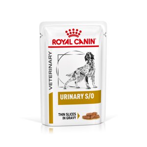 24x100g Royal Canin Veterinary Diet Canine Urinary S/O szószban nedves kutyatáp