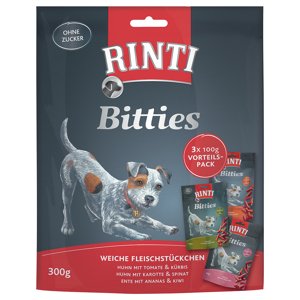 3x100g Rinti Bitties jutalomfalat kutyáknak vegyes csomagban