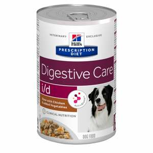 12x354g Hill's Prescription Diet i/d Digestive Care csirke nedves kutyatáp