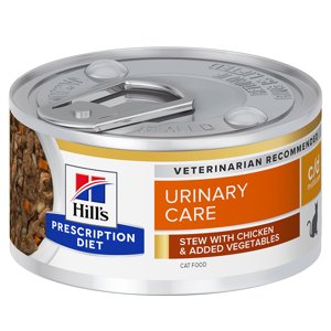 12x82g Hill´s Prescription Diet c/d Multicare Urinary Care csirke & zöldség nedves macskatáp