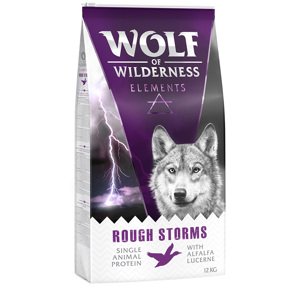 2x12kg Wolf of Wilderness "Rough Storms" - kacsa száraz kutyatáp