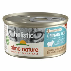 6x85g Almo Nature Holistic Specialised Nutrition nedves macskatáp- Urinary Help fehér hús