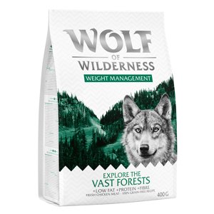 400g Wolf Of Wilderness Explore The Vast Forests-Weight Management száraz kutyatáp