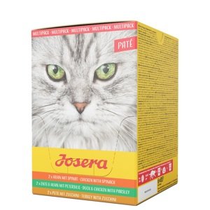 24x85g Josera Paté nedves macskatáp multipackban