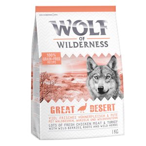5kg Wolf of Wilderness Adult "Great Desert" - pulyka száraz kutyatáp