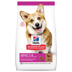 2x6kg Hill's Science Plan Adult 1-6 Small & Mini bárány & rizs száraz kutyatáp