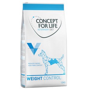 2x12kg Concept for Life Veterinary Diet Weight Control száraz kutyatáp