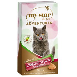 24x15g My Star is an Adventurer - Creamy Snack Superfood macskasnack vegyes csomagban