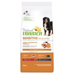 12kg Natural Trainer Sensitive No Gluten Adult lazac száraz kutyatáp