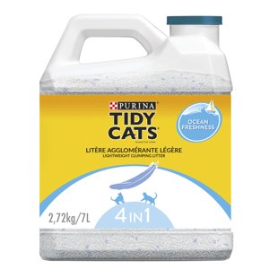 7liter Purina Tidy Cats Lightweight Ocean Freshness csomósodó macskaalom 25% árengedménnyel
