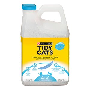 2x10liter Purina Tidy Cats Lightweight Ocean Freshness csomósodó macskaalom 25% árengedménnyel