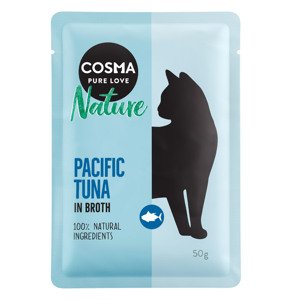 6x50g Cosma Nature tasakos nedves macskatáp - Csendes-óceáni tonhal