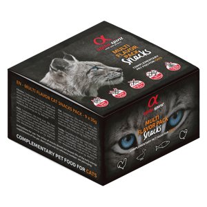 9x35g alpha spirit Multi-Flavour snack macskáknak