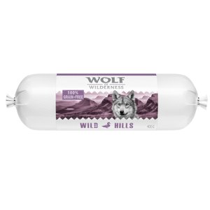 24x400g Wolf of Wilderness Adult Wurst nedves kutyatáp