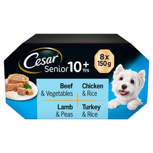 24x150g Cesar Senior 10+ vegyes aszpikos választék ndves kutyatáp