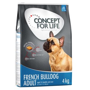 2x4kg Concept for Life francia bulldog Adult száraz kutyatáp
