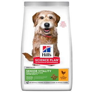 6kg Hill's Science Plan Mature Adult Senior Vitality Small & Mini csirke száraz kutyatáp