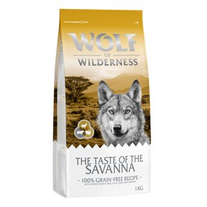 1kg Wolf of Wilderness "The Taste Of The Savanna" - marha & kecske száraz kutyatáp
