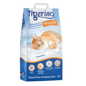 14l Tigerino Nuggies Ultra macskaalom - Sensitive (parfümmentes)